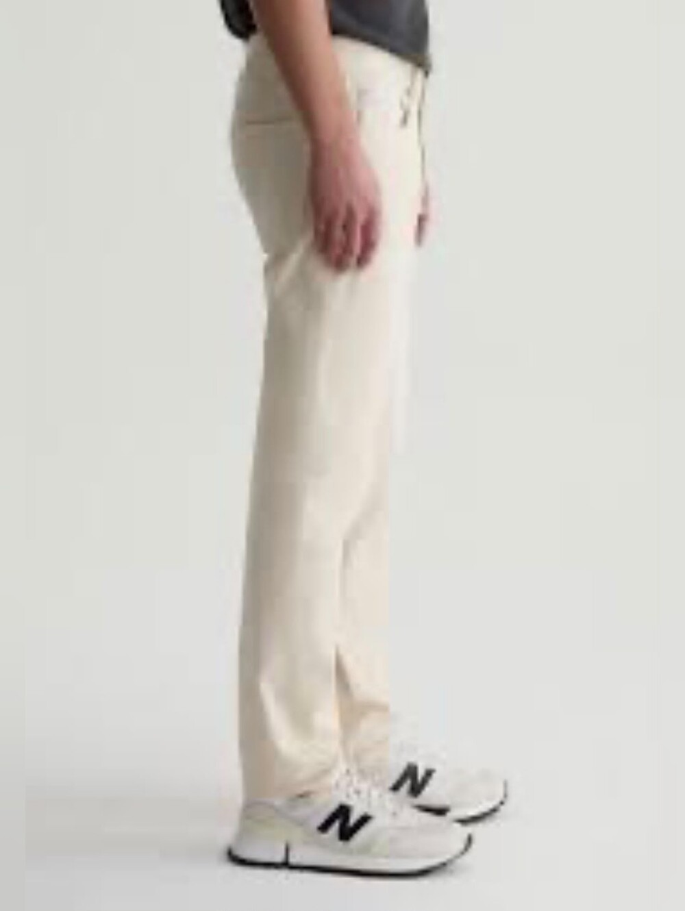 NWOT AD Straight-Leg Casuel Cream Pants